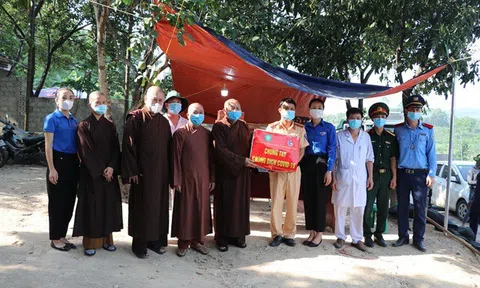 Ban trị sự Giáo hội Phật giáo tỉnh Tuyên Quang “chung tay” tiếp sức đẩy lùi dịch bệnh COVID-19