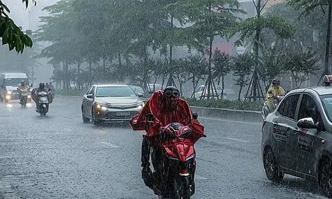 Bắc Bộ - Bắc Trung Bộ chiều tối và đêm có mưa to và dông, đề phòng lốc, sét, mưa đá