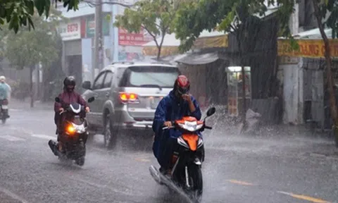 Bắc Bộ, Nam Bộ và Tây Nguyên có mưa vừa, mưa to, Trung Bộ nắng nóng