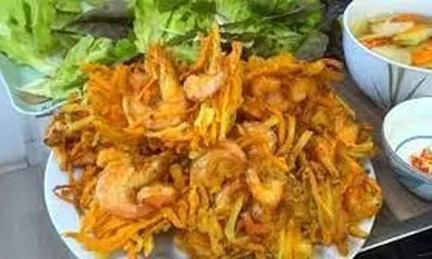 Bánh tôm ngày chống dịch