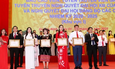 Phú Thọ: Cô giáo Nguyễn Thị Minh Thịnh đoạt giải Ba Hội thi báo cáo viên giỏi khu vực I, sẽ dự hội thi toàn quốc