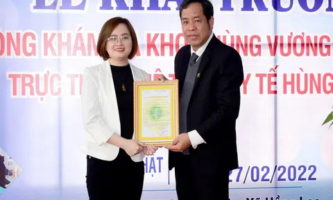 Tuyên Quang: Khai trương Phòng khám Đa khoa Hùng Vương - Kim Xuyên (Sơn Dương)