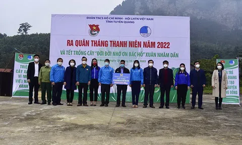 Tuyên Quang: Tháng Thanh niên năm 2022 hưởng ứng Tết Trồng cây“Đời đời nhớ ơn Bác Hồ”