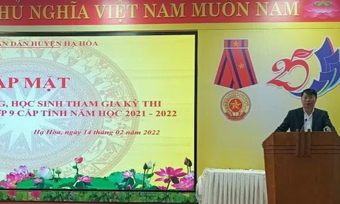 Phú Thọ: Đội tuyển lớp 9 huyện Hạ Hòa đoạt nhiều giải cao thi học sinh giỏi cấp tỉnh