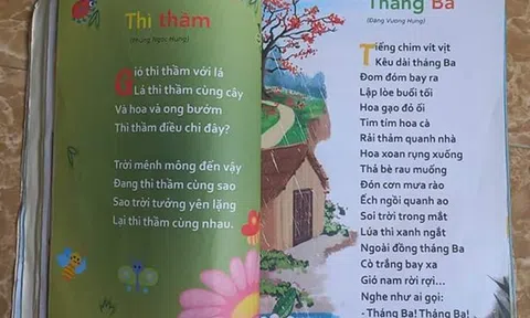 Biết thêm một bài thơ của Đặng Vương Hưng được tuyển vào sách cho các bé học, nhưng ... vừa vui lại vừa buồn !