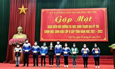 Phú Thọ: Việt Trì dẫn đầu đoạt giải  kỳ thi học sinh giỏi lớp 9 cấp tỉnh năm học 2021 – 2022
