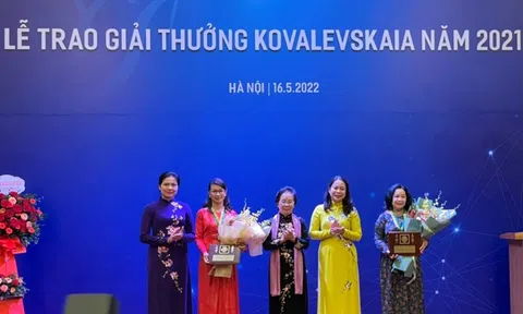 Trao giải thưởng Kovalevskaia năm 2021 cho hai nhà khoa học nữ