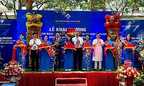 Bệnh viện Đa khoa Hùng Vương: Khai trương Trung tâm tim mạch – Điện quang can thiệp