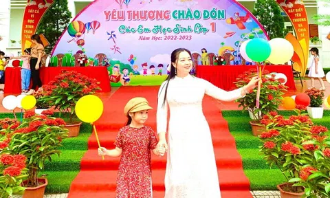 Phú Thọ: Gần 26.000 học sinh lớp 1 tựu trường được tiếp đón chu đáo