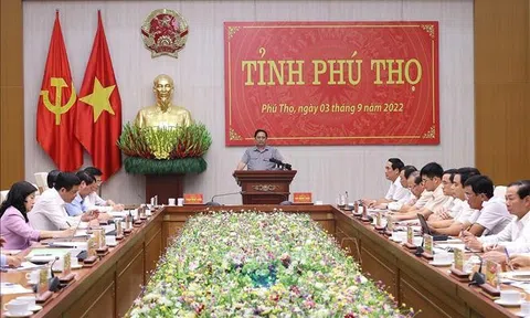 Thủ tướng Phạm Minh Chính: Phú Thọ phải tự lực tự cường vươn lên mạnh mẽ hơn nữa
