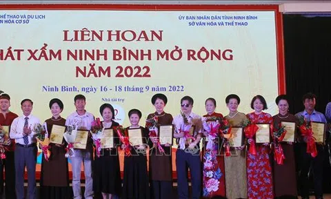 Liên hoan hát Xẩm Ninh Bình mở rộng năm 2022