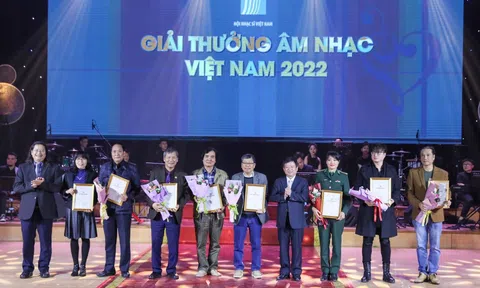Hội nhạc sỹ Việt Nam kỷ niệm 65 năm thành lập, trao Giải thưởng âm nhạc 2022