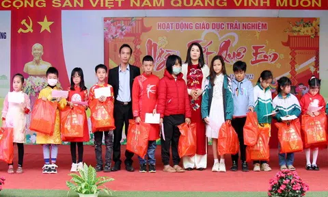 Phú Thọ: Trường Tiểu học Minh Phương (TP Việt Trì) tưng bừng trải nghiệm trải nghiệm "Ngày tết quê em"