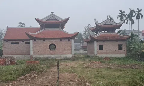 Thanh Hóa: Phục dựng sắp xong chùa Hưng Phúc phối thờ Phật và Thái sư Á Vương Đào Cam Mộc tại làng Tràng Lang, xã Định Tiến (Yên Định)