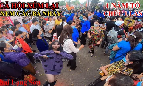 Khi lễ hội của người Tày - Nùng dùng nhạc Tây và Tàu để nhảy