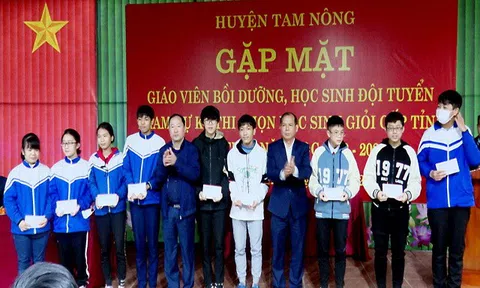 Phú Thọ: Tam Nông bứt phá đứng đầu tỉnh trong Kỳ thi chọn học sinh giỏi lớp 9 năm học 2022 - 2023