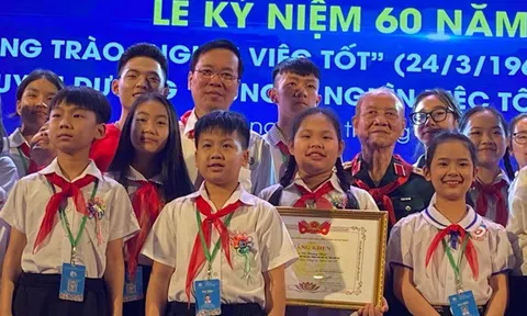 Phú Thọ: Học sinh Trường tiểu học Tân Dân (Việt Trì) vinh dự được gặp Chủ tịch nước