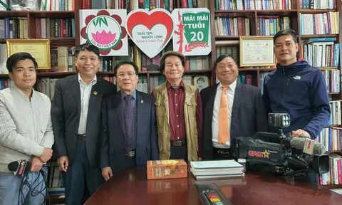 Truyền hình QPVN làm phóng sự 'Thơ lục bát với đề tài người lính"