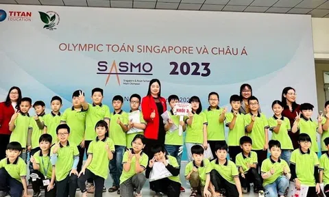 Phú Thọ: Học sinh trường Tiểu học Tân Dân (Việt Trì) đoạt 44 Huy chương và 16 giải vinh danh tại Kỳ thi Toán quốc tế Singgapore và Châu Á  - SASMO 2023 tại Việt Nam.