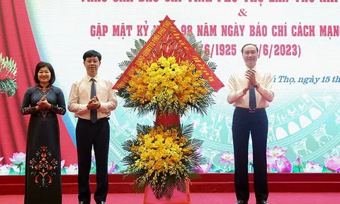 Phú Thọ: Trao Giải Báo chí lần thứ XIII và gặp mặt kỷ niệm 98 năm Ngày Báo chí CMVN