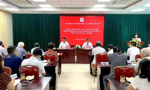 Liên hiệp các hội Khoa học Kỹ thuật Việt Nam gặp gỡ, chúc mừng nhân kỷ niệm 98 năm Ngày Báo chí CMVN