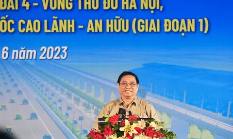 Khởi công Dự án đầu tư xây dựng đường vành đai 4 - Vùng Thủ đô tạo ra không gian phát triển mới cho cả vùng