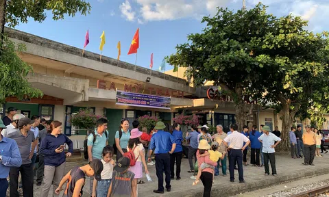 Ga đường sắt Mỹ Trạch (Quảng Bình) mở cửa đón khách trở lại