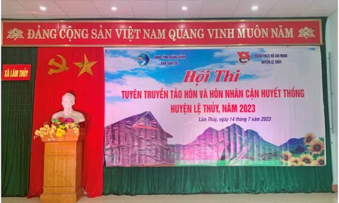 Quảng Bình: Lệ Thủy tổ chức hội thi tuyên truyền tảo hôn, hôn nhân cận huyết thống vùng dân tộc thiểu số