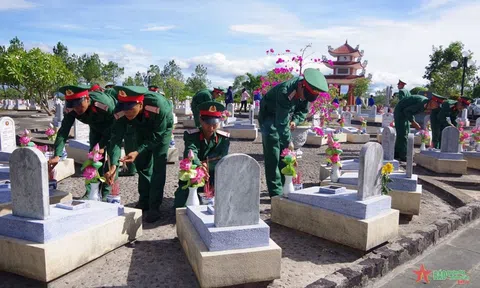 Thành kính tưởng nhớ, tri ân những Anh hùng liệt sĩ, thương bệnh binh