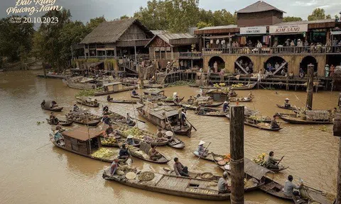 “Đất Rừng Phương Nam” phiên bản điện ảnh tung hậu trường đại cảnh chợ nổi miền Tây