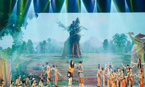 Sân khấu cổ tích mang hơi hướng hiện đại với màn hình 3D ấn tượng