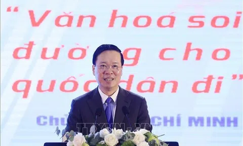 Chủ tịch nước Võ Văn Thưởng dự hội nghị đại biểu Nhà văn lão thành lần thứ nhất