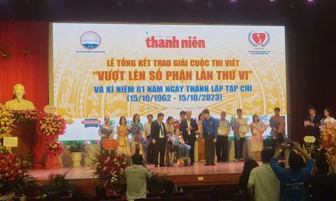  Trao Giải cuộc thi viết "Vượt lên số phận" lần thứ VI