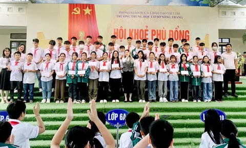 Phú Thọ: Trường THCS Nông Trang (TP Việt Trì) tổ chức thành công  Hội khỏe Phù Đổng