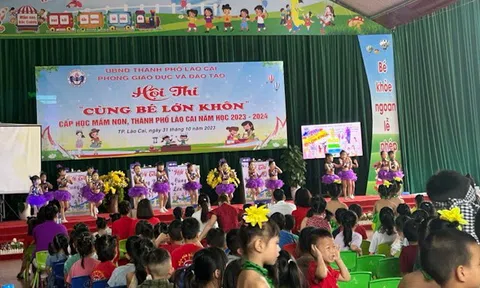 Trường Mầm non Duyên Hải (TP Lào Cai) vượt khó nuôi dưỡng, giáo dục trẻ, hết lòng vì học sinh