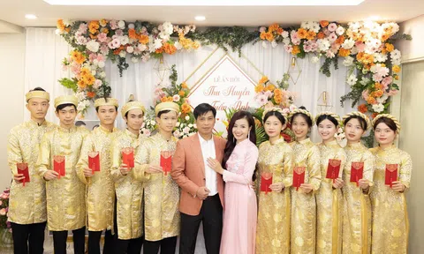 Lễ ăn hỏi của ca sĩ Tuấn Anh Sao Mai