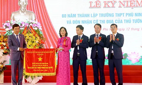 Phú Thọ: Trường THPT Phù Ninh kỷ niệm 60 năm thành lập và đón nhận Cờ thi đua của Chính phủ