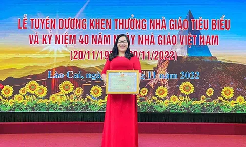 Lào Cai: Gương sáng giáo viên thành phố biên cương