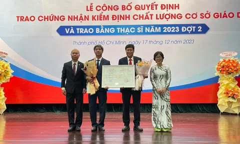 Trường Đại học Kinh tế - Tài chính TP HCM vinh danh và trao 196 bằng thạc sĩ