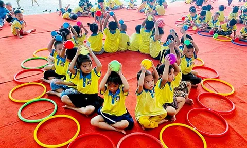 Phú Thọ: Trường Mầm non Phú Mỹ chăm sóc trẻ phát triển toàn diện