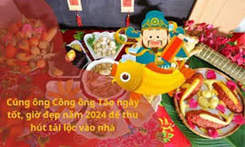 Cúng ông Công, ông Táo - Nét đẹp văn hóa ngày Tết của người Việt.