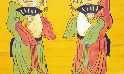 Tranh Tết Kim Hoàng – Nét văn hóa Tâm linh của người Việt                                                                           