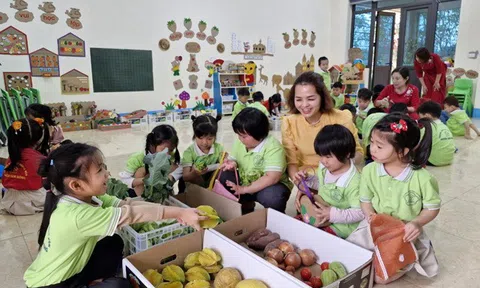 Phú Thọ: Tam Nông nuôi dạy trẻ tại các trường mầm non phát triển toàn diện