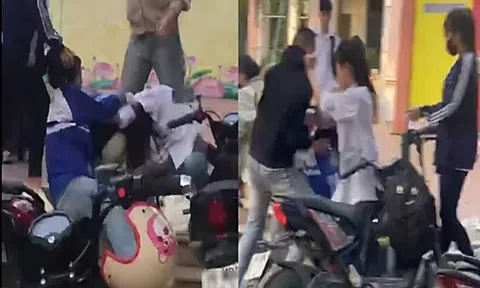 Phú Thọ: Xác định hai nữ sinh đánh nhau trong video trên mạng xã hội là học sinh Trường THPT Mỹ Văn (Tam Nông) 
