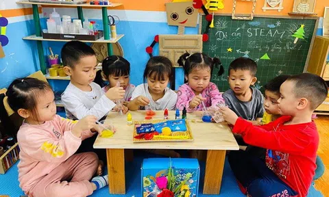 Thị xã Phú Thọ xây dựng các trường mầm non lấy trẻ làm trung tâm