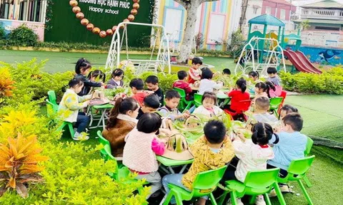 Phú Thọ: Trường Mầm non Hoa Hồng (Cẩm Khê) mang một màu sắc, diện mạo mới, phát huy tính tích cực của trẻ
