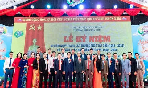 Phú Thọ: Trường THCS Tây Cốc (Đoan Hùng) - “Lá cờ đầu của phong trào giáo dục các huyện miền núi”