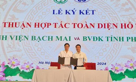 Bệnh viện Đa khoa tỉnh Phú Thọ kí kết hợp tác toàn diện Y tế với Bệnh viện Bạch Mai nâng hạng đặc biệt trong năm 2025