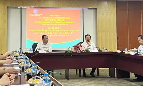 Chủ tịch UBND tỉnh Bắc Giang thăm doanh nghiệp tại Lào