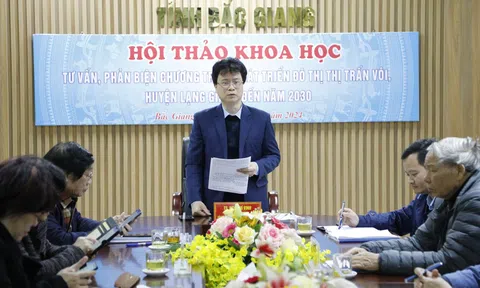 Bắc Giang: Huyện Lạng Giang tổ chức tư vấn, phản biện chương trình phát triển đô thị thị trấn Vôi